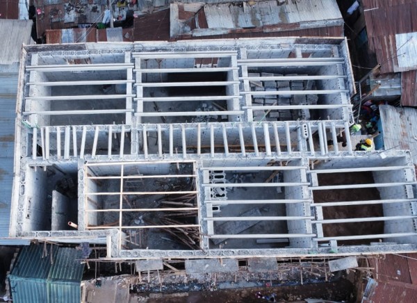 Construction progress walkthrough